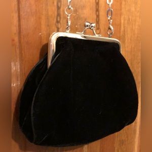 White House Black Market Velvet Cross Body, Clutch Purse, Evening Bag, Mini